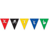 Summer Sports Pennant Banner